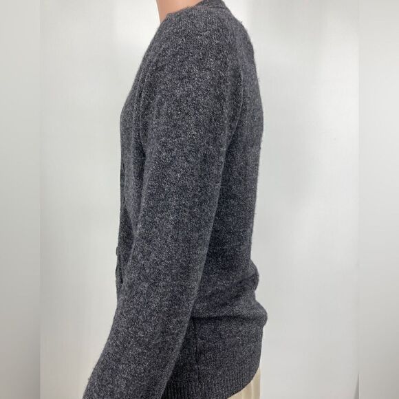 Armando 100% Lambswool Men’s Grey Cardigan Size S - Picture 4 of 7